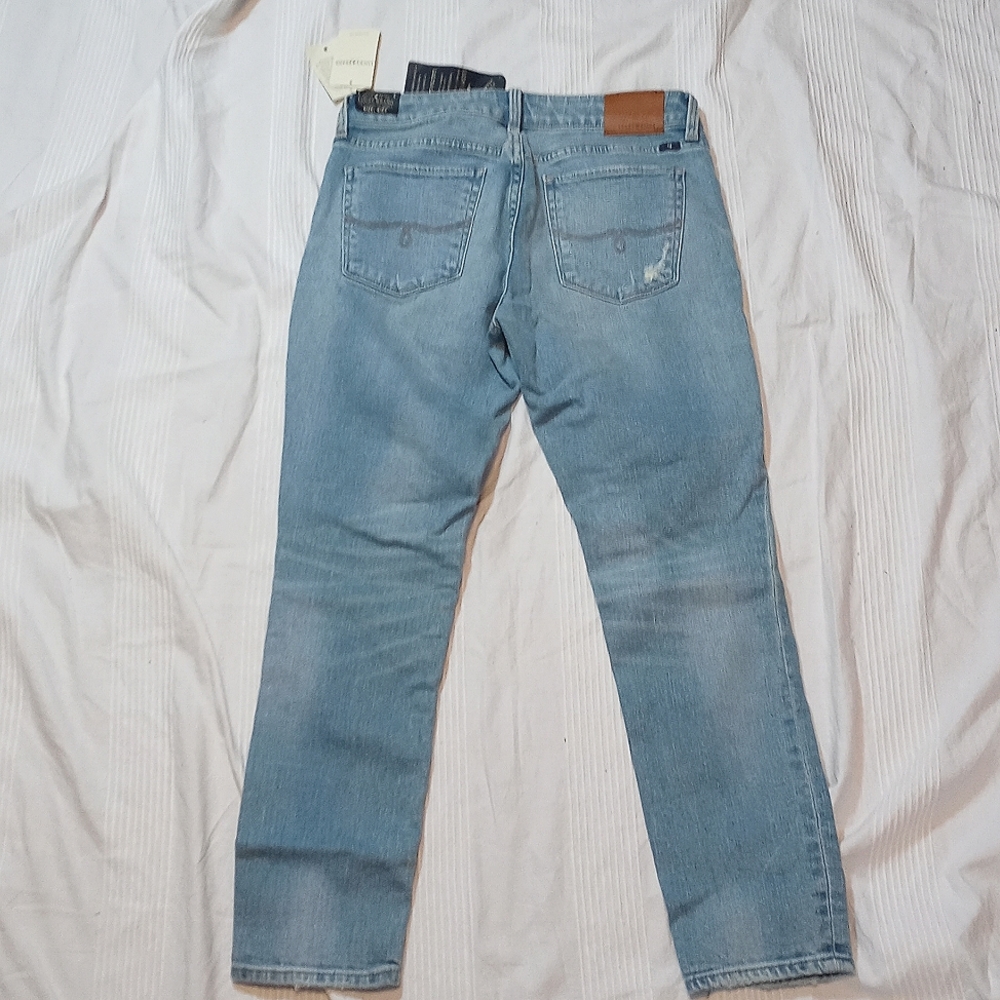 NWT LUCKY BRAND LOLITA CAPRI JEANS WOMENS 4 CROPPED PANTS MID RISE CURVY FIT - Picture 4 of 7